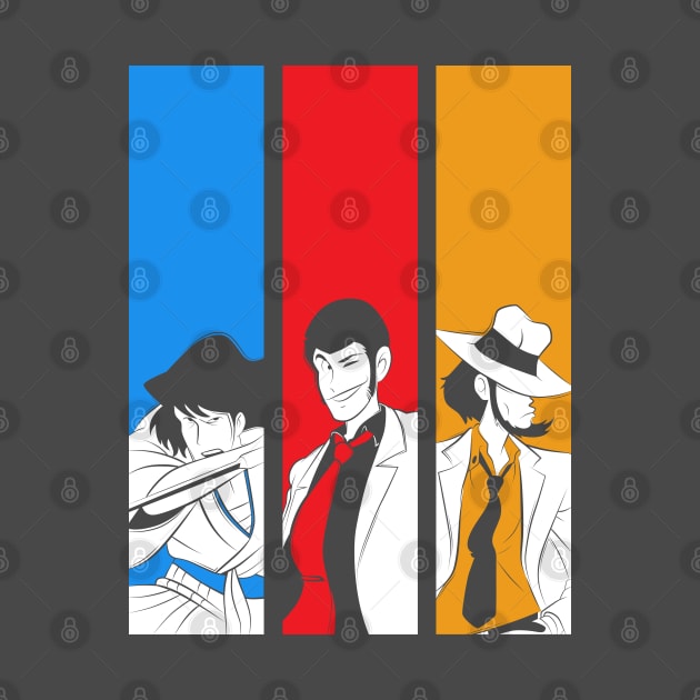 054b Lupin trio by Yexart