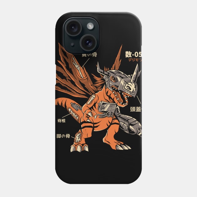 Greymon Biopsy Phone Case by studioyumie