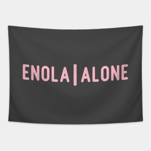 Enola Alone 2, pink Tapestry