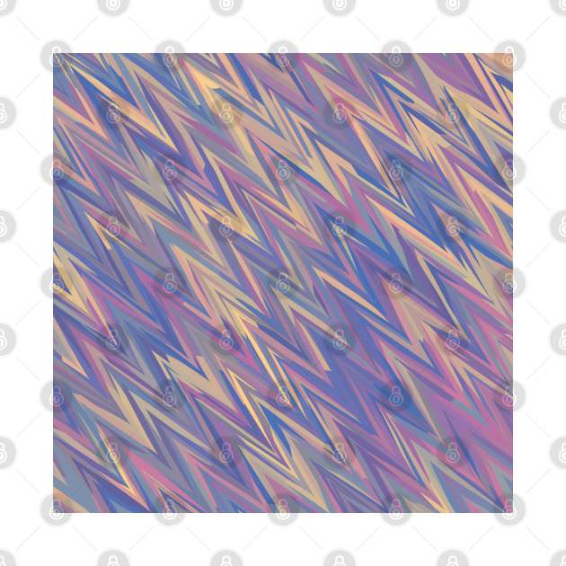 Groovy Boho Colorful Zigzag by Kaleiope_Studio