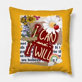 I can and I will Pillow