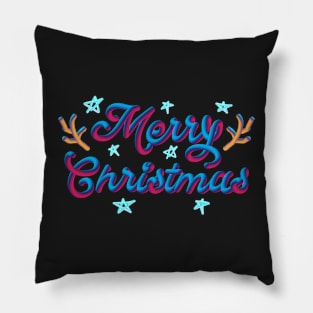 Merry Christmas NEON Pillow