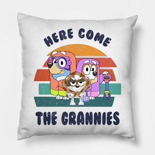 Bluey Here Come The Grannies! Pillow