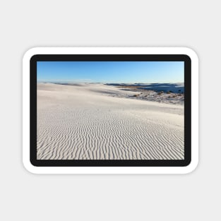 White Sand Dunes Magnet