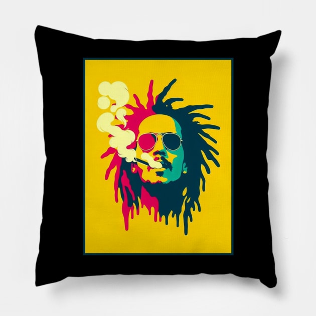 marley portrait Pillow by Anthony88