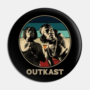 outkast retro Pin