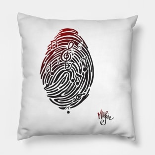 Musical Fingerprint Pillow