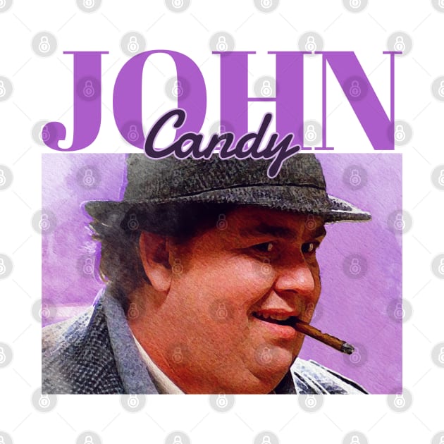 John Candy - purple vintage by HANASUISI