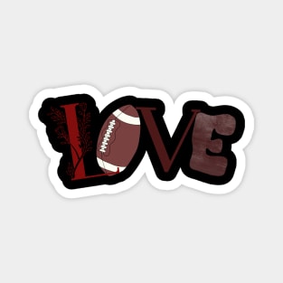 Lovers of American Football Magnet