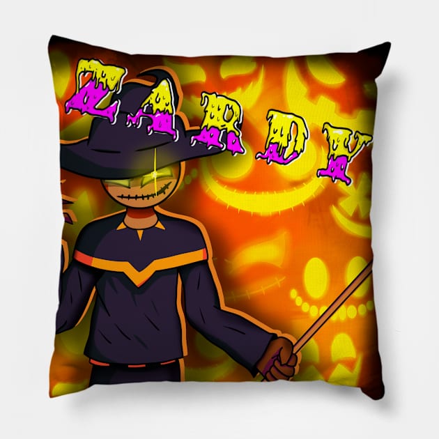 Fnf Zardy halloween. Pillow by Abrek Art