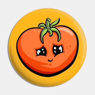 Cheeky Cartoon Tomato Character Garden Tips Toons Pin