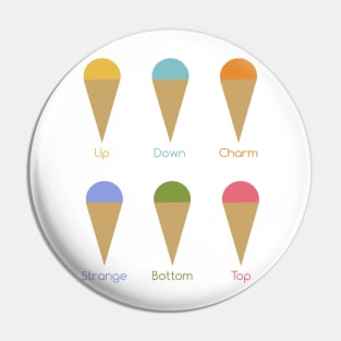 Flavors of Quarks Pin