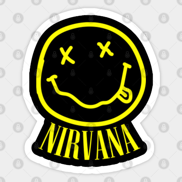 Get Wallpaper Nirvana Smiley Face Nirvana Logo Sticker Teepublic Uk For Android Free