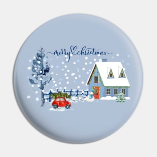 Winter Wonderland: Merry Christmas Pin