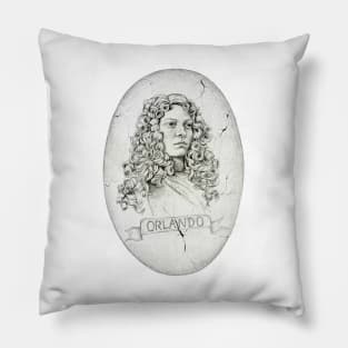 Orlando - pencil drawing Pillow