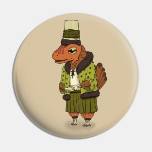 Chicken Newt Merchant Pin