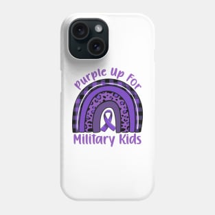 Purple Up For Military Kids Phone Case