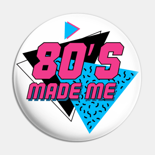 80's Kid - 80's Made Me - Vintage Old School Style Pin