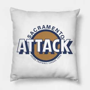 Defunct Sacramento Attack Arena Football 1992 Pillow