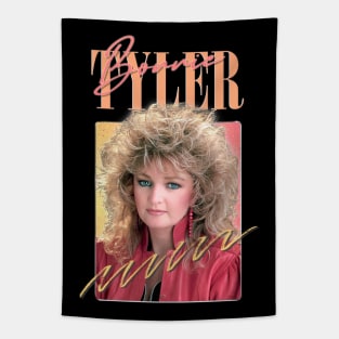 Bonnie Tyler \/\ 80s Aesthetic Fan Art Design Tapestry