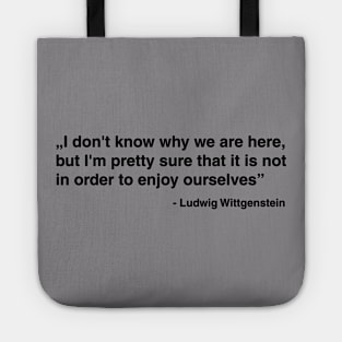 Wittgenstein Quote Tote