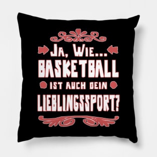 Basketball Korbleger Mädchen Frauen Korb Spruch Pillow