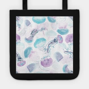 Floating Jellies Gelatinous White Tote