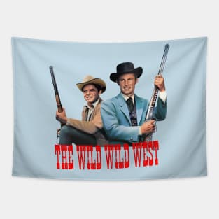 The Wild Wild West - Jim West, Artemus Gordon - 60s Sci Fi Western Tapestry