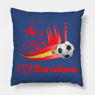 I love Barcelona Pillow