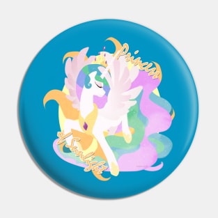 Princess of Sunlight, Celestia (Teal) Pin