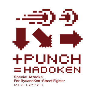 hadoken special attacks for ryu&ken T-Shirt