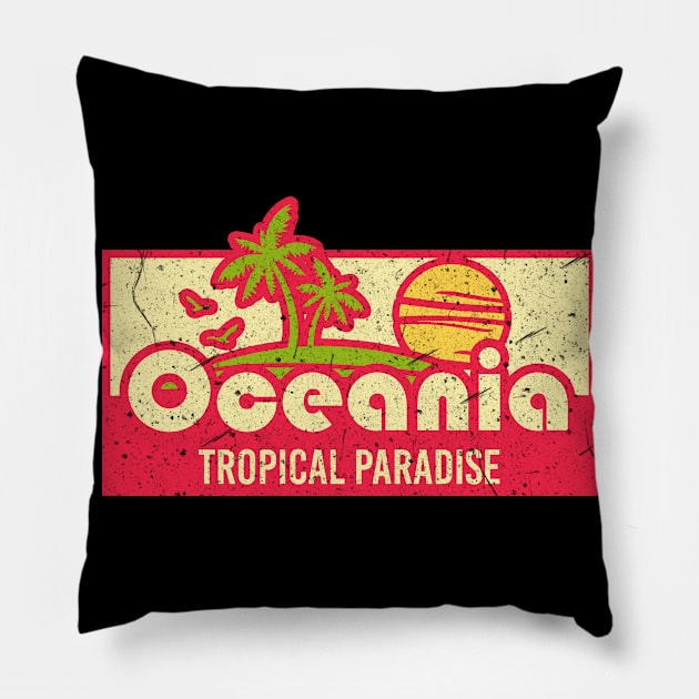 Oceania vacay Pillow by SerenityByAlex