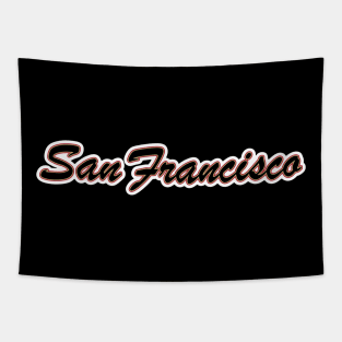 Football Fan of San Francisco Tapestry