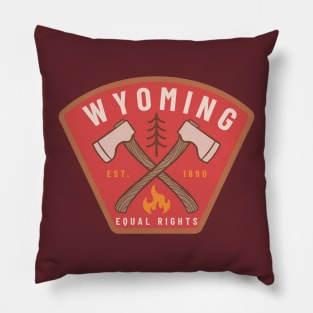 Wyoming State Logo Pillow