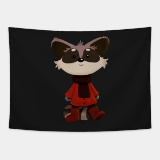 Cute Racoon Tapestry