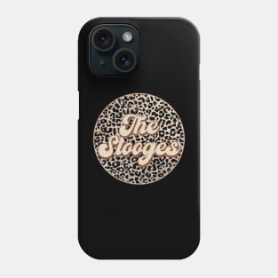 Retro Music Stooges Personalized Name Circle Birthday Phone Case