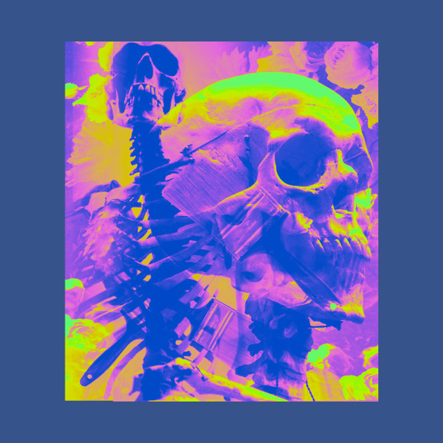 Disover Neon Skulls - Neon - T-Shirt