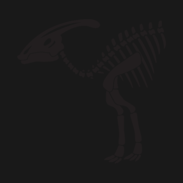 parasaurolophus skeleton by TimeSkiff