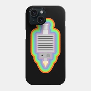 3D Printer Hotend with colorful border Phone Case