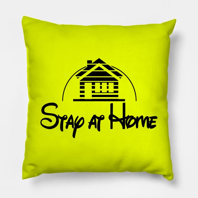 stay at home walt style Pillow by 10thstreet