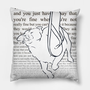 Dog Meme Black version Pillow