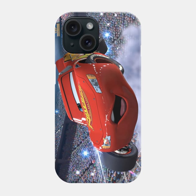 Red Racing Cars Phone Case by AviToys