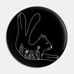 Yoga cat Pin