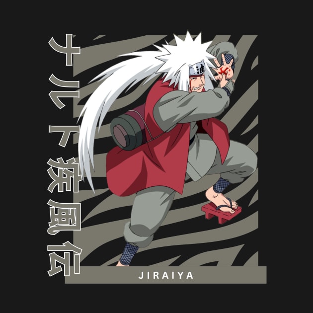 Jiraiya blood hand - Jiraiya - T-Shirt | TeePublic
