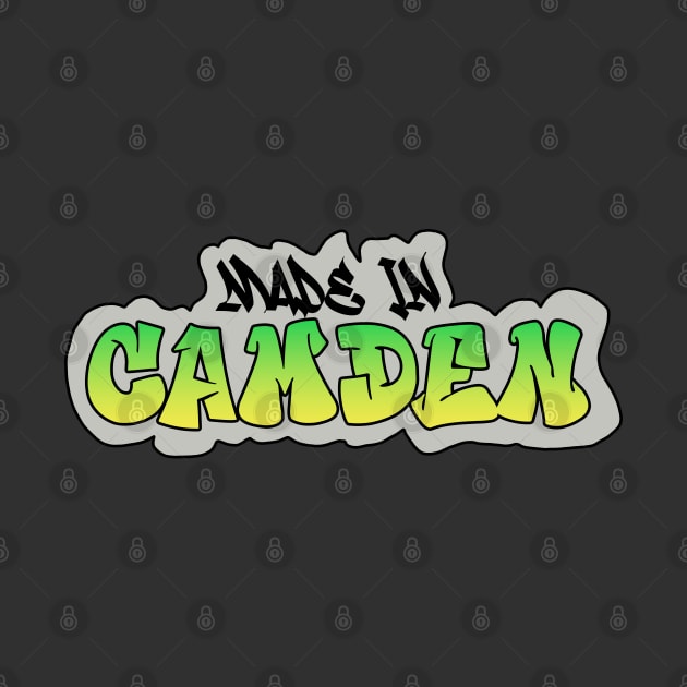 Made in Camden I Garffiti I Neon Colors I Green by EverYouNique