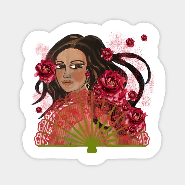 Gypsy Rose Magnet by RaineBow