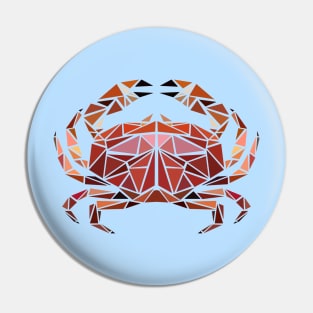 Polygonal Crab Design Pin