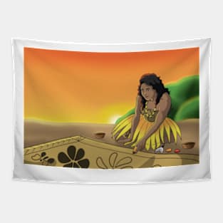 Mataginifale - Niue Hero Tapestry