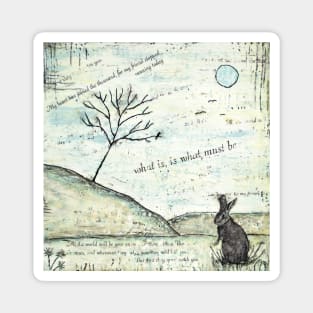 Watership Down Encaustic Magnet