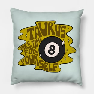 Taurus Magic 8 Ball Pillow